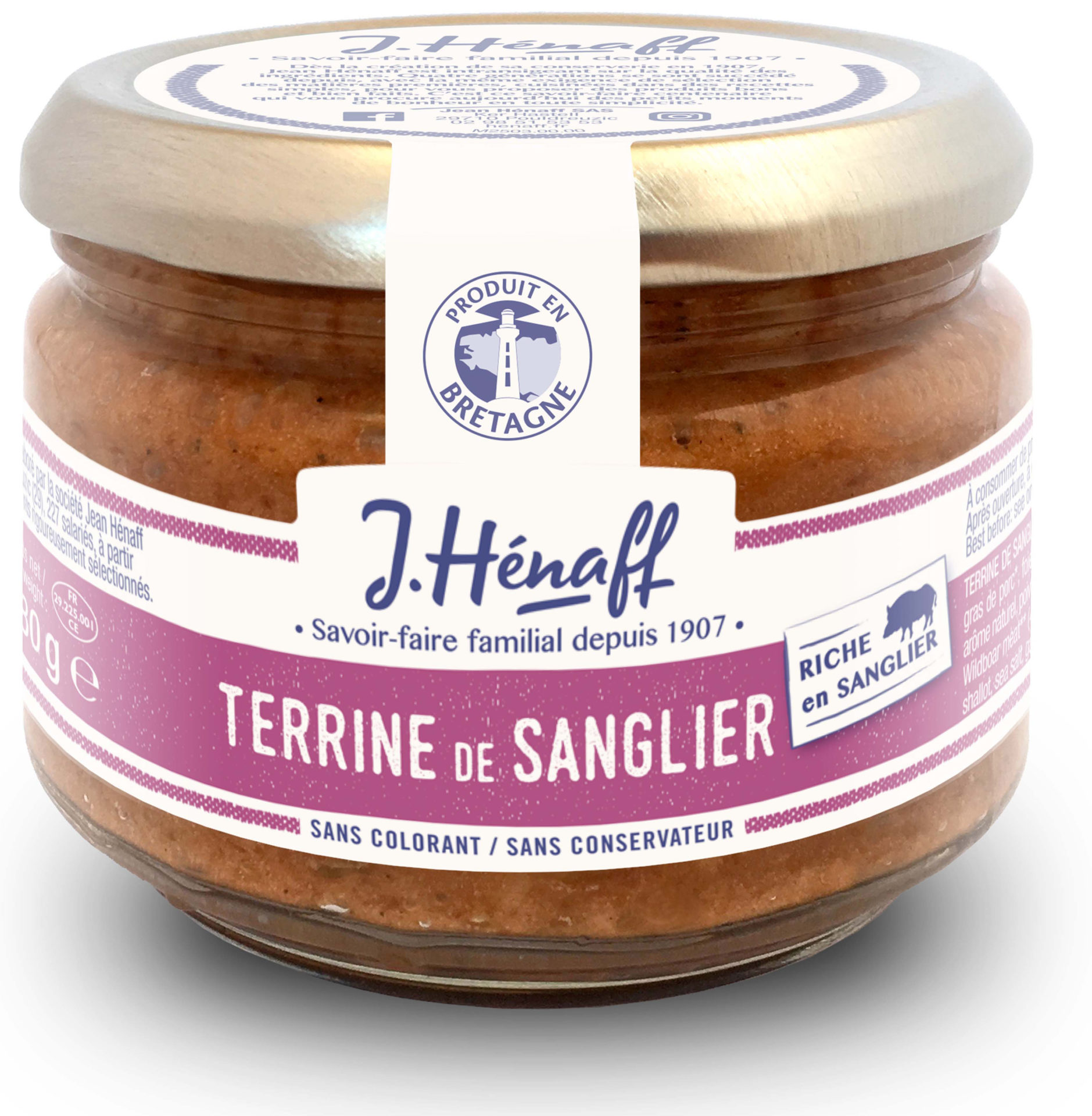 La Terrine de sanglier J. Hénaff Hénaff